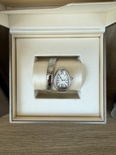 Bvlgari Serpenti Quartz Stainless Steel Silve...