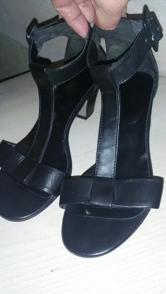 Women Billi Bi Heels Black Leather 36.5