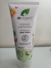  Dr Organic Unfragranced Baby Lotion Organic Calendula (200ml) Free Postage