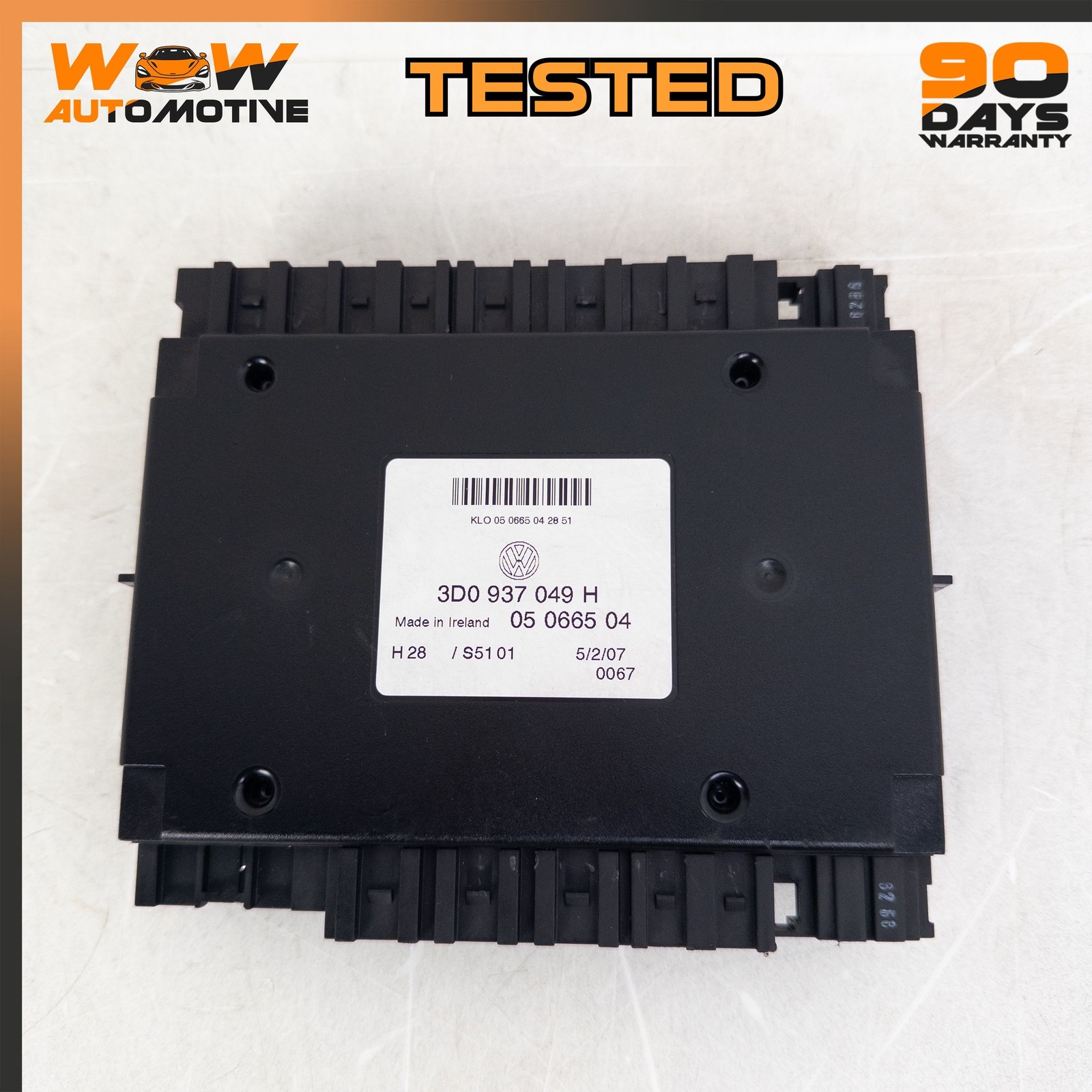Bentley Continental GT 2007-2011 FRONT Onboard supply control module