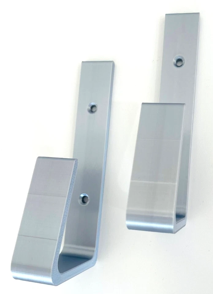 Silver Championship Belt Wall Mount Brackets | Wall Display Hooks (Set of 2) - Image 3 of 4