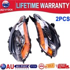 For Mitsubishi Triton MQ GLX 2015~2018 Ute Pair LH+RH Head Light Lamp Black