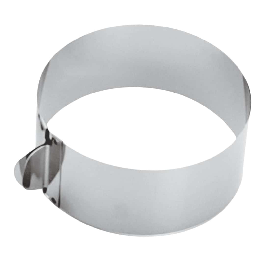 Adjustable Cake Ring Ø 16.5 To 32 CM Stainless Steel - PADERNO - Sweet Mould