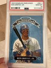 1993 Donruss Diamond Kings Ken Griffey Jr DK-1 PSA 10 Seattle Mariners
