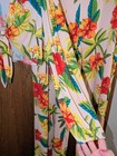 bar III 2X Plus Tropical Floral 2pc Tie-Front Crop Top Wide-Leg Pants — photo 5