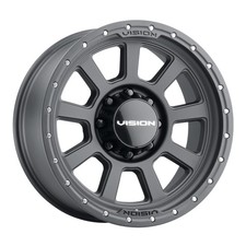 18x9 Vision 350 Ojos Satin Black Wheels 8x170 12mm Set Of 4
