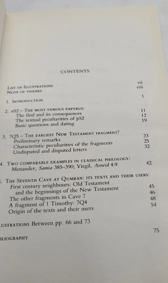 The Earliest Gospel Manuscript? Qumran Fragment 7QS and Its Significance for New - Image 4 of 4
