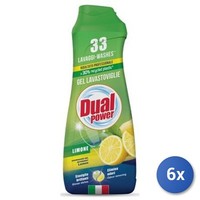 6X Bundle Dual Power Gel GeschirrspüLer 660 Ml. Zitrone