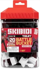 Skibidi Toilet Battle Bucket Series One 20 Figures by Binkers New Free Shipping