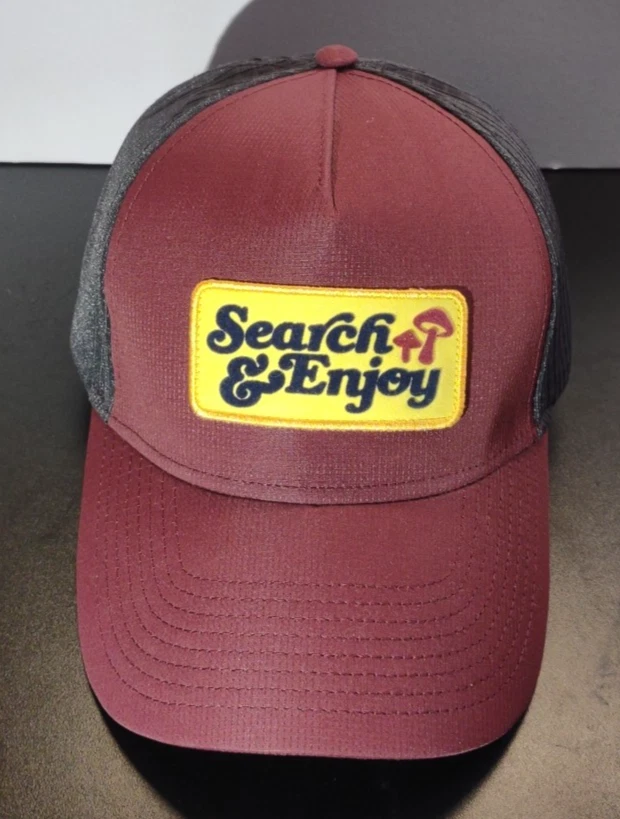 Gorra Nixon Champiñón Adulto Snap Back Malla Camionero Buscar y Disfrutar Gris Granate Foto 2 de 4