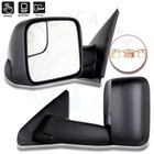 For Dodge 02-08 Ram 1500 03-09 2500 3500 LH & RH Manual Flip Up Tow Mirrors ABS