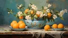 Home Art Wall Decor Vintage Still Life Fruit Oil Painting Printed On Canvas 102