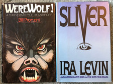 Horror Novels, Werewolf & Sliver, Bill Pronzini & Ira Levin