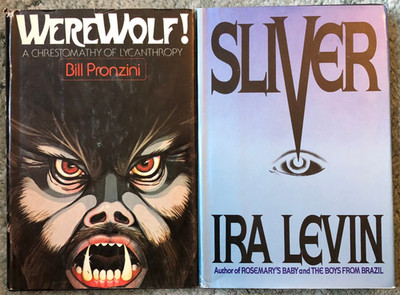 Horror Novels, Werewolf & Sliver, Bill Pronzini & Ira Levin