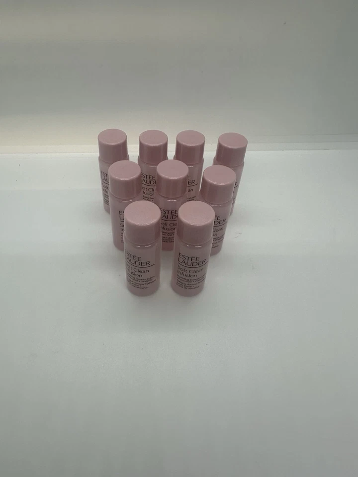 9x Estee Lauder Soft Clean Infusión Loción Hidratante 8 ml Tamaño de Viaje NUEVO Foto 2 de 3