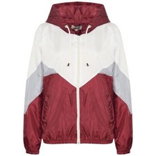 Girls Boys Windbreaker Wine Waterproof Raincoat Jacket Lightweight Age 5-13 Yrs