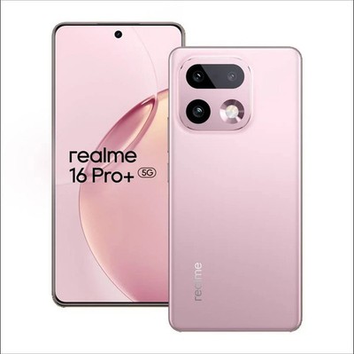 realme 16 Pro+ 5G (Pink, 256GB 12GB RAM) 7 Gen 4 Processor 6.8'' Gobal Version.