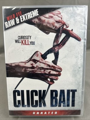 CLICK BAIT (DVD, 2007) Wild Eye Raw & Extreme 08 Unrated NIB NEW SEALED