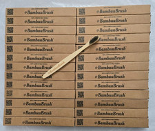 26-Toothbrushes Bamboo Toothbrush BPA Free Soft Bristles Natural Charcoal