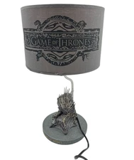 Game Of Thrones Iron Throne Desk Table Lamp Gray Collectibles Fan Merch Movie