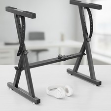 Keyboard Stand, Iron Z-Designed Digital Piano Stand, Heavy Duty, Foam Padded ...