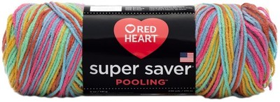 Red Heart Super Saver Pooling Yarn-Papaya - E300P-8536