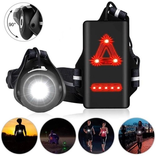 Waterproof Night Running Lights LED Chest Light Safety Warning Lamp Reflective - Picture 3 of 9