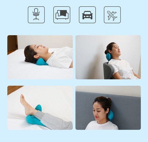 For Neck Pillow Traction Device Brace Support Pain Relief Massage Gift - Picture 8 of 8