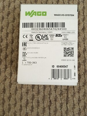 1 Stück NEU Wago 750-363