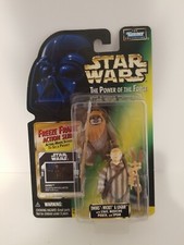 Star Wars EWOKS Wicket & Logray Freeze Frame 1997 Power of the Force Figures