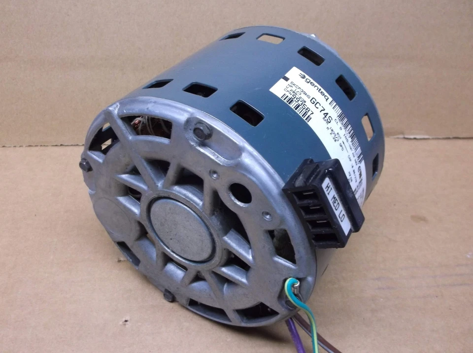 Genteq 5KCP39HGGC74S 1/3 HP Direct Drive Blower Motor 208-230/60/1 RPM 1039 - Image 3 of 3