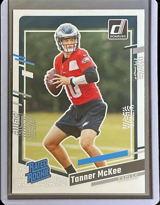 Tanner McKee - 2023 Donruss Football - Rated Rookie #383