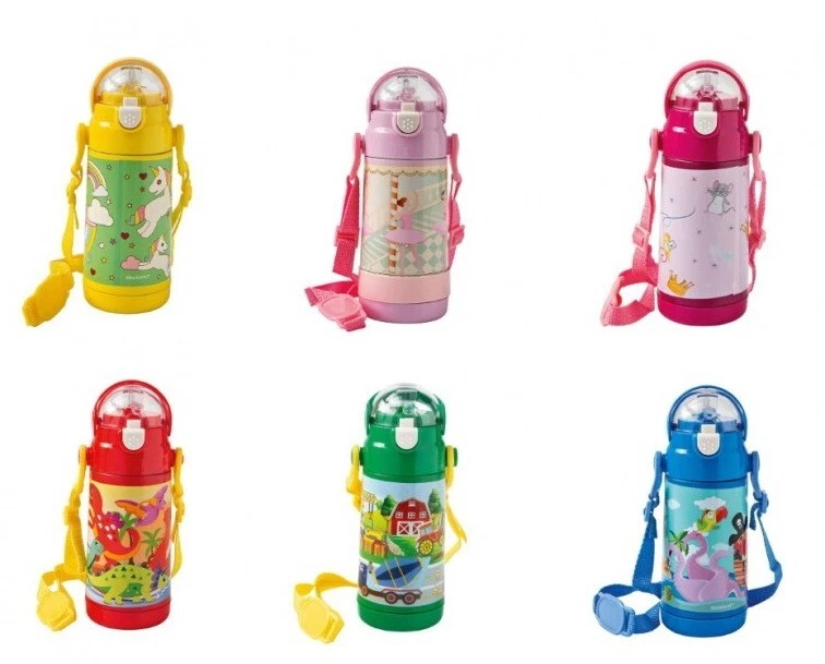 Borraccia Bottiglia Termica Bambini Baby BRANDANI Cannuccia Facilitata Thermos, fotografia 9 di 9