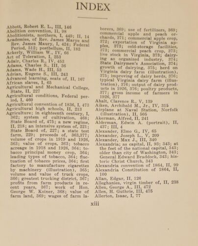 Bruce, VIRGINIA REBIRTH OF THE OLD DOMINION - 1929 1st thus, 5vols. Complete - Imagen 12 de 16