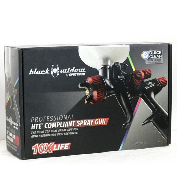 Spectrum Black Widow 56153 Professional Hte Compliant Spray Gun for