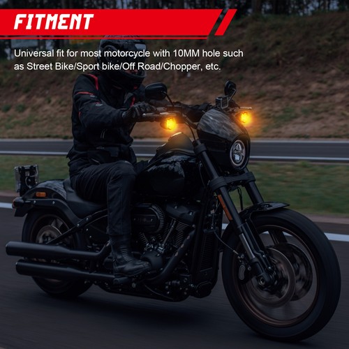 Indicador de luces de giro para motocicleta Harley Sportster 883 personalizado XL883C - Imagen 8 de 11
