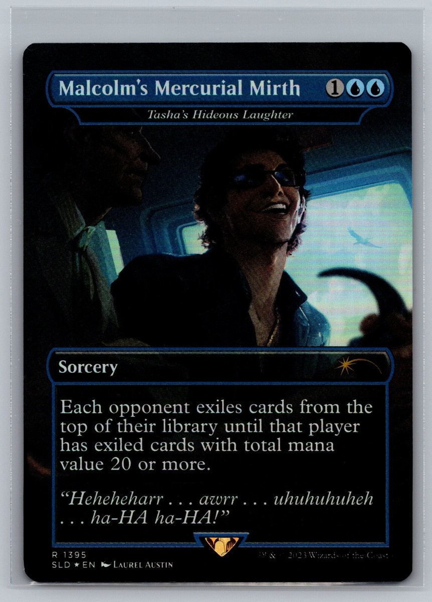 Malcolm's Mercurial Mirth 1395 FOIL Magic Gathering Secret Lair