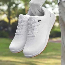Professional Wear-Resistant Soft Golf Shoes Sneakers Lace Casual Anti-Slip