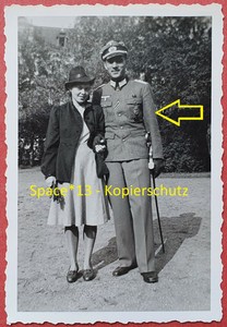 Foto Offizier mit PKA Orden & DJ Mädchen Portrait, Wehrmacht Soldat Degen EK2 | eBay