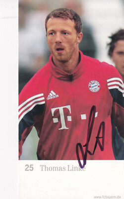Autograph - Thomas Linke (Bayern Munich) - 2003/2004