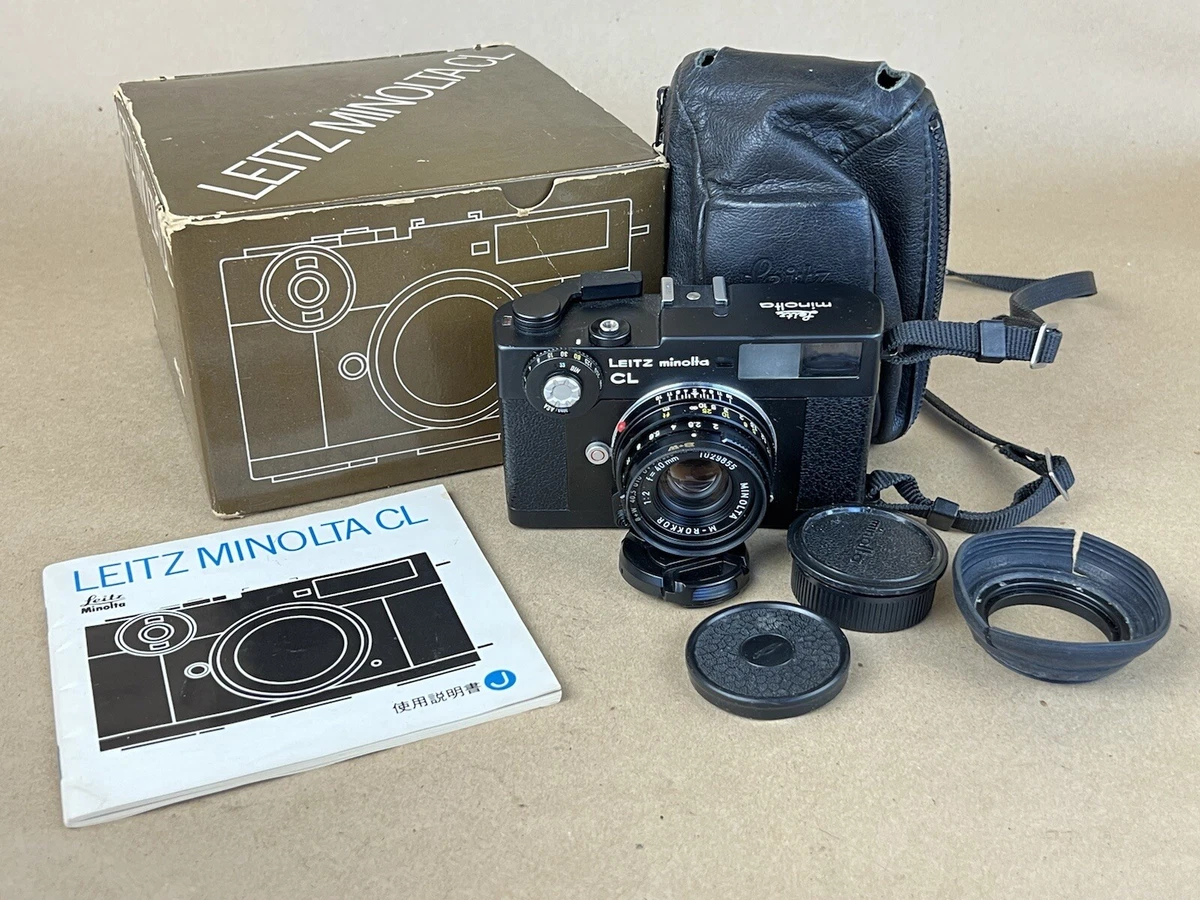 Leitz Minolta CL W/ 40mm F2 M-Rokkor - CLEAN W/ BOX