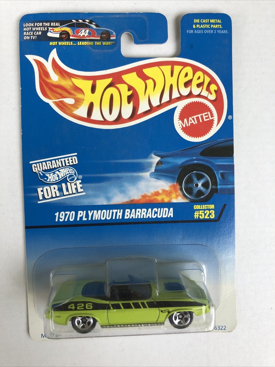Hot Wheels 1970 Plymouth Barracuda Collector #523 Green
