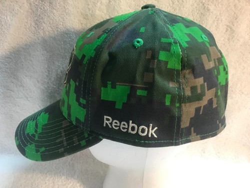 MONTREAL CANADIAN REEBOK NHL HAT Cap FITTED size L/XL Green Unique Design! H1 - Picture 2 of 8