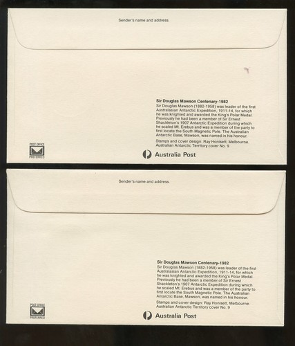 ANTARCTIC COVERS AUSTRALIA AAT ..FDCs Islands ..PRICED in GROUPS or SINGLY - Picture 33 of 58