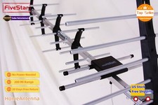 Outdoor HDTV Antenna 4K 1080P Digital OTA Directional VHF UHF  Splitter  Pole