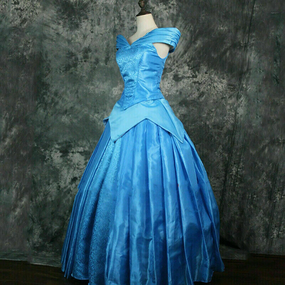 Спящая красавица платье для взрослых принцесса Aurora синий платье бальное платье сделанный на заказ  - Изображение 4 из 4