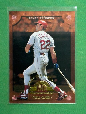 1998 Leaf Baseball Fractal Matrix #55 Will Clark /1600