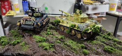 1/48 Fury-Tiger Duel Diorama 