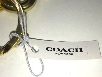 COACH® Outlet  Lock And Key Bag Charm Key Ring