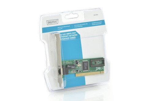 DIGITUS Carte d'E/S - PCI - RJ45 Carte réseau - 1 port - Fast Ethernet - Chip... - Photo 4/4